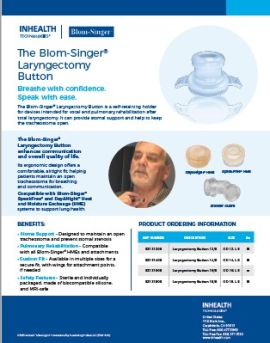 Blom-Singer Laryngectomy Buttons