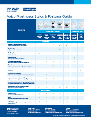 Styles and Features Flyer