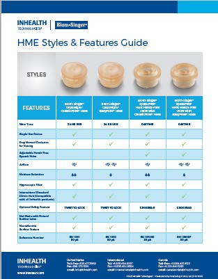 HME STYLES AND FEATURES